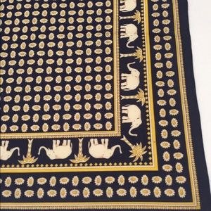 Jim Thompson Silk Scarf. 18x18”